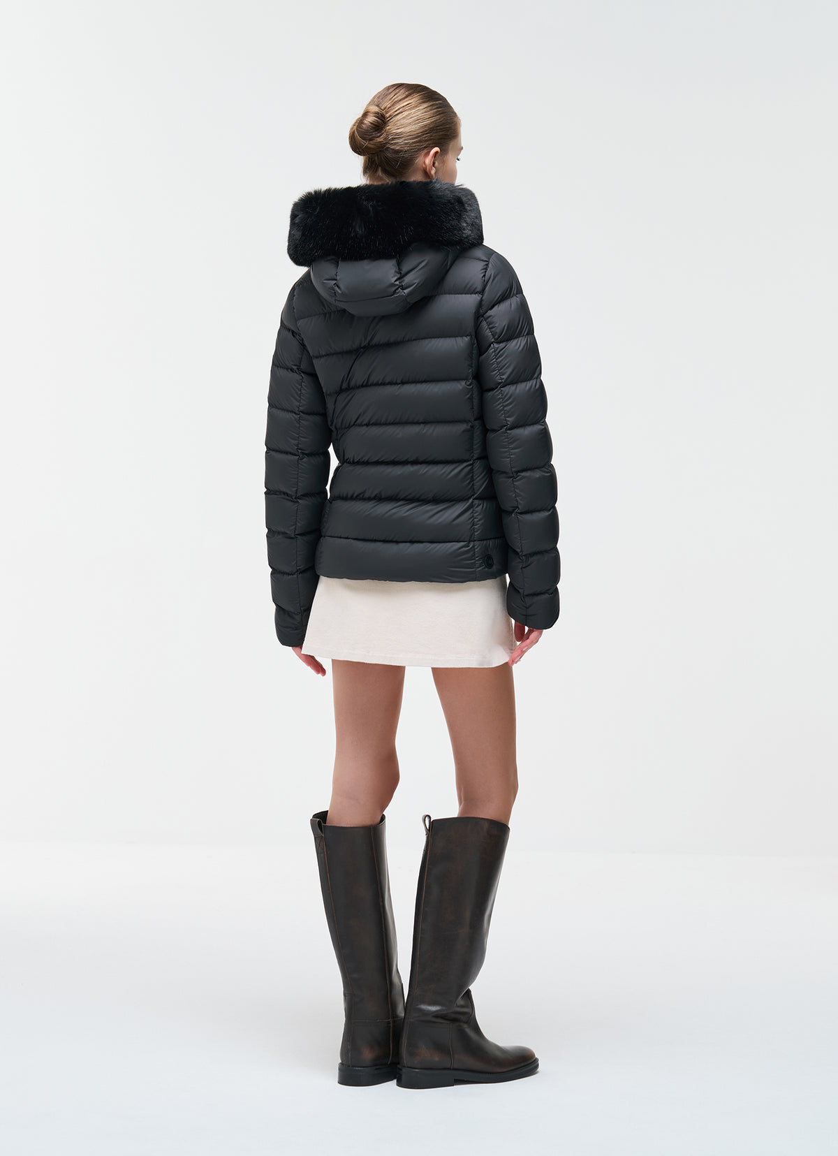 Colmar Piumino donna opaco con pelliccia sintetica 22000039E 2XX 99
