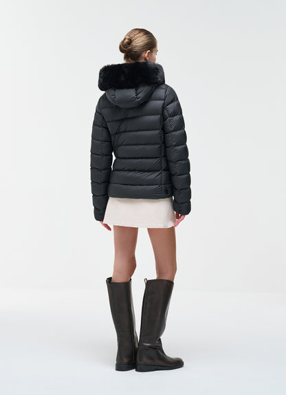 Colmar Piumino donna opaco con pelliccia sintetica 22000039E 2XX 99