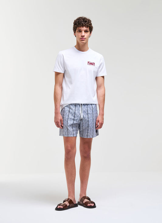 Colmar T-shirt uomo 7547 white con logo sul petto