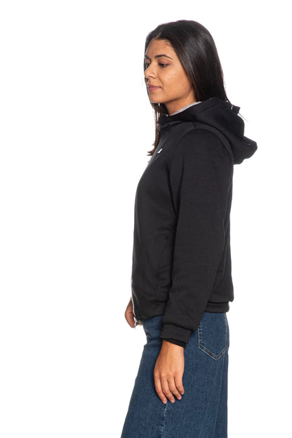 K-Way Giubbotto Donna Deva Light Spacer Fur Double W Da Donna Nero Grigio Medio K31452W-DBT