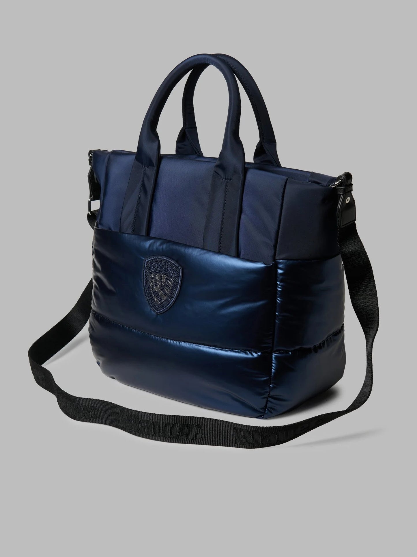 Blauer borsa donna polyester tote bag 33x32x16