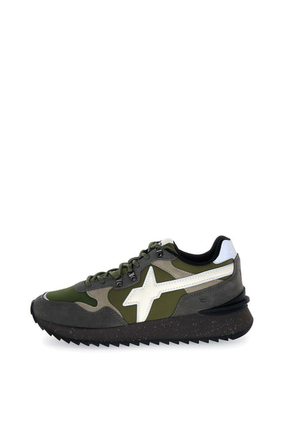 W6YZ Scarpa Uomo Yak-M Antracite - Militare - Bone