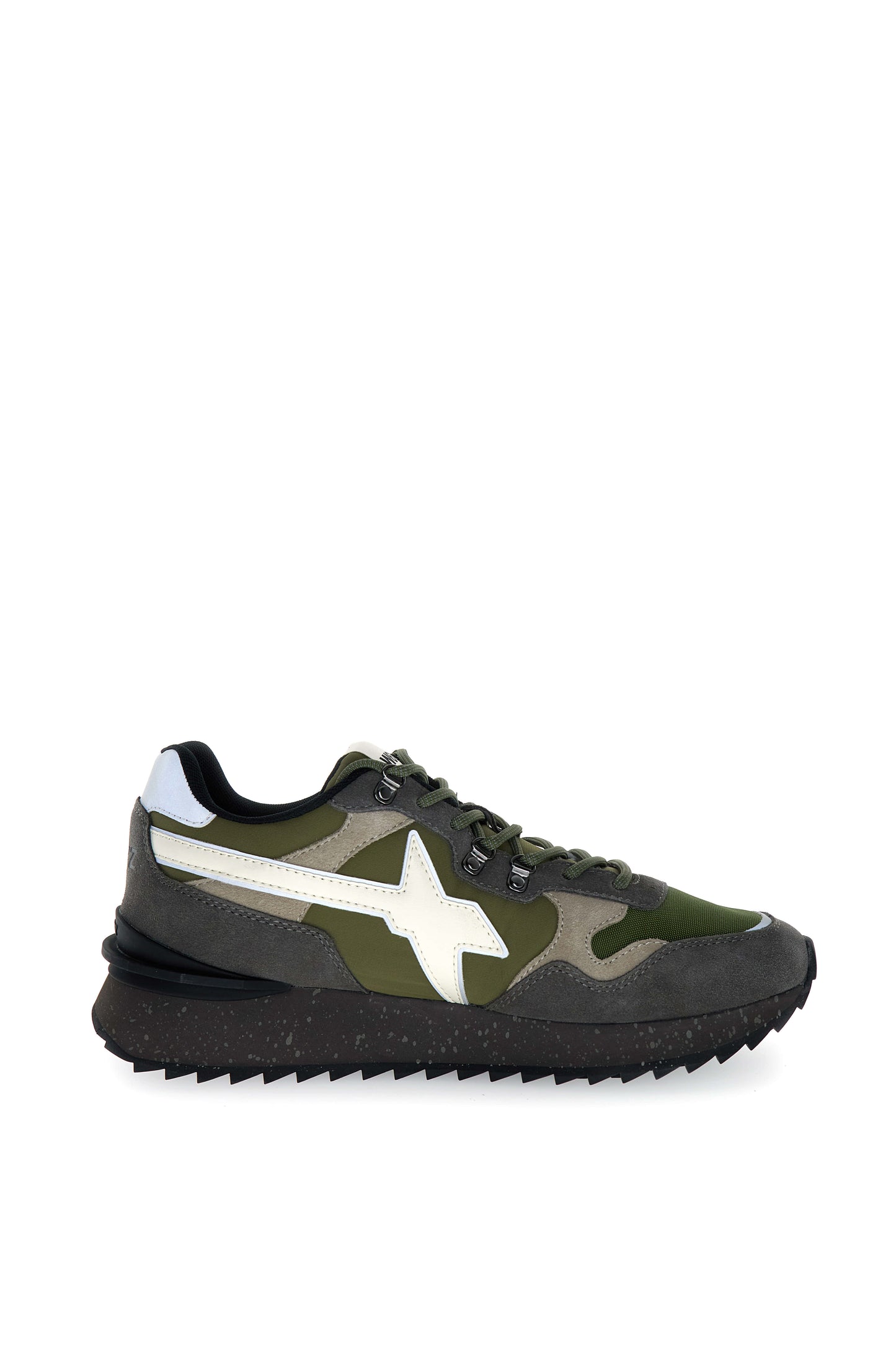 W6YZ Scarpa Uomo Yak-M Antracite - Militare - Bone
