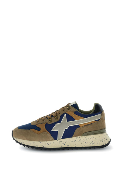 W6YZ Scarpa Uomo Yak-M Light Brown - Navy - Brown - Taupe