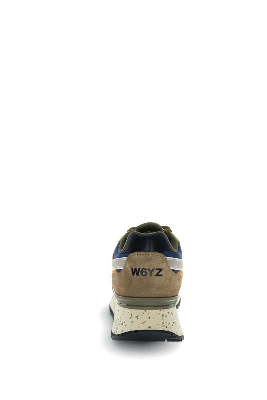 W6YZ Scarpa Uomo Yak-M Light Brown - Navy - Brown - Taupe