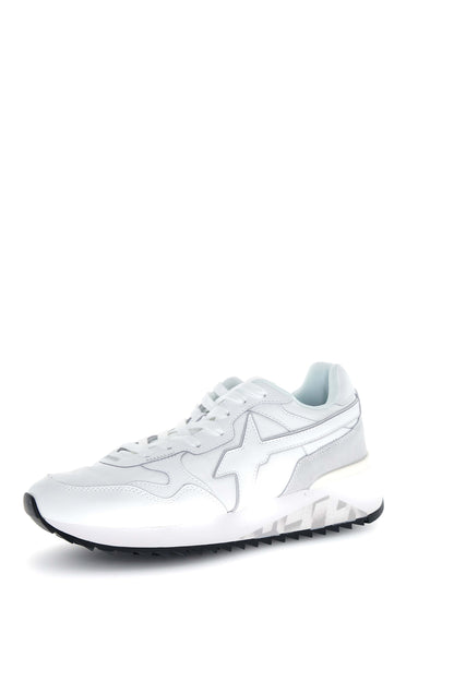 Scarpe uomo W6YZ bianche dettaglio logo laterale