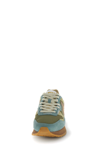 W6YZ Scarpa Donna modello Yak-w 2016528651F26 Verde chiaro-Grigio - immagine 3