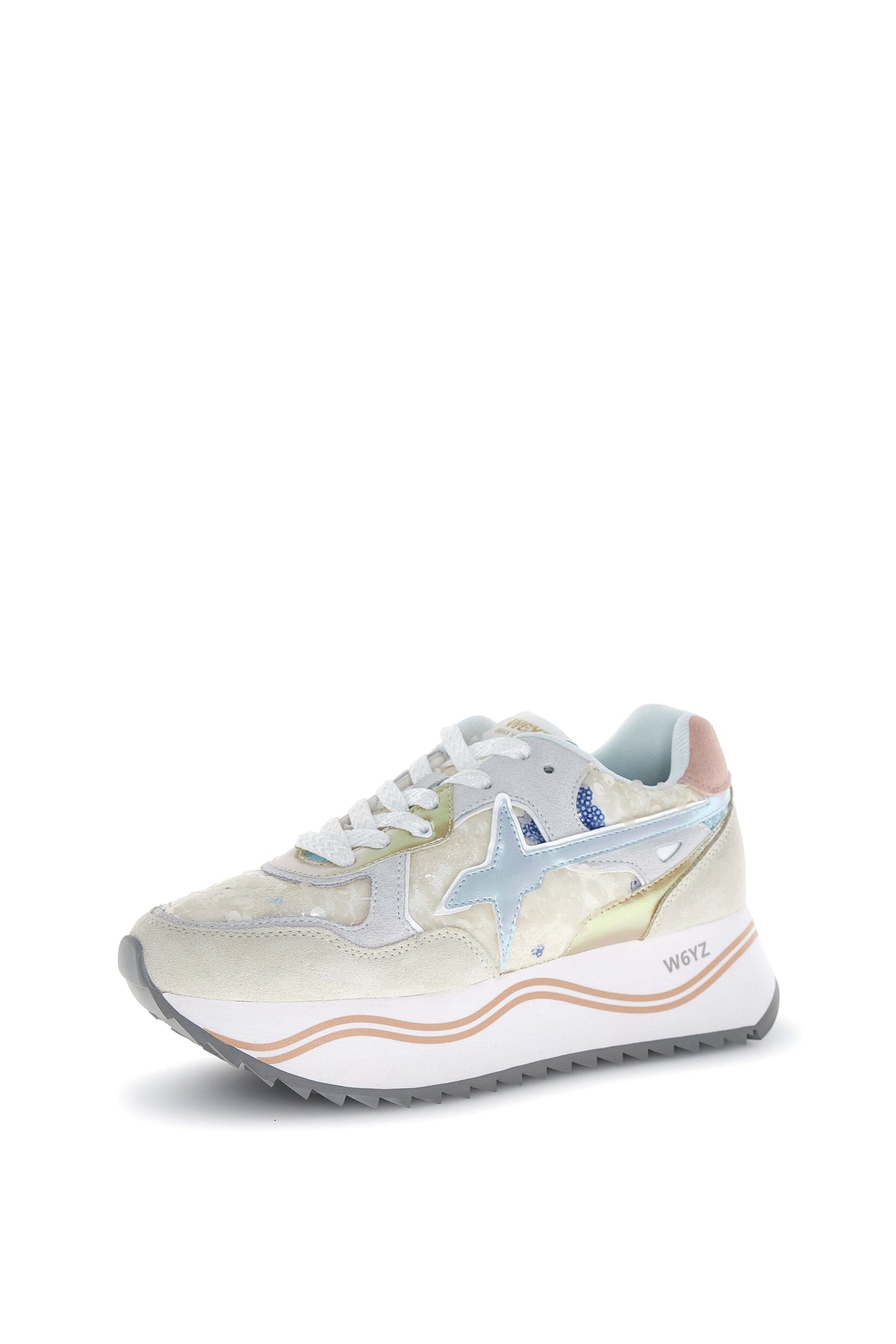 W6YZ Sneaker Women's shoe DEVA Platform White Multicolor 2017405532N86