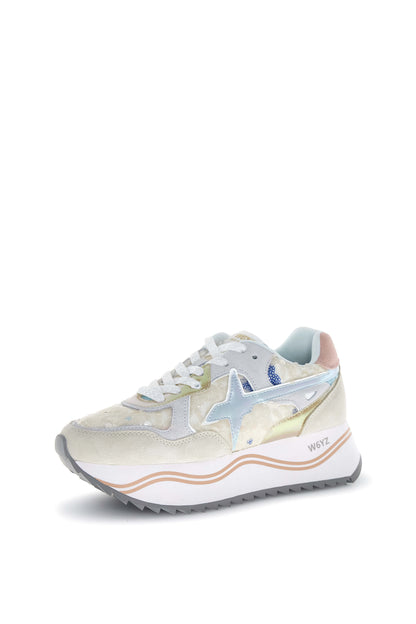 W6YZ Sneaker Women's shoe DEVA Platform White Multicolor 2017405532N86