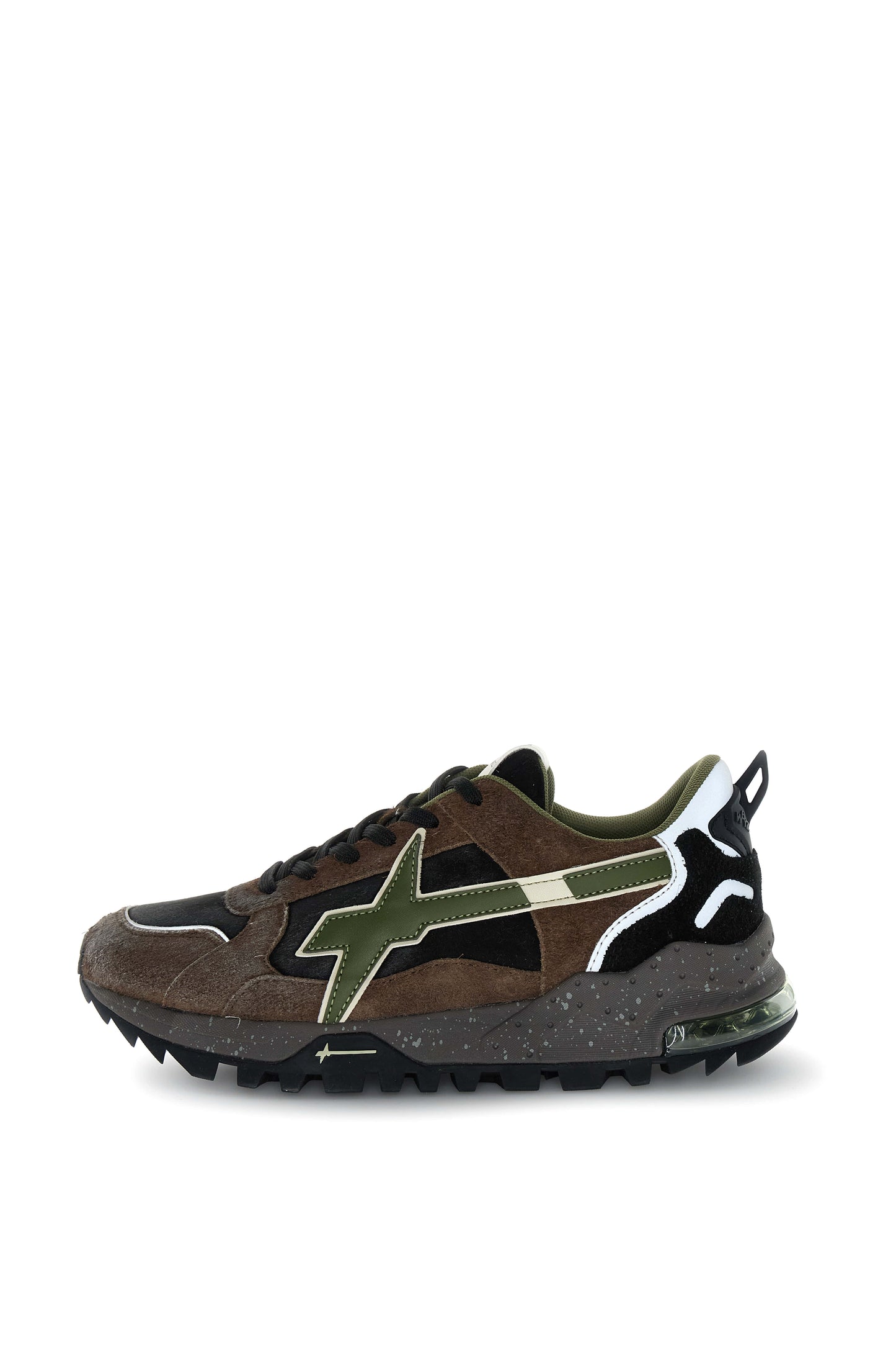W6YZ Scarpa Uomo Breeze 3-M Dark Brown - Black