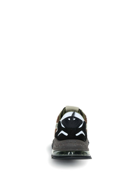 W6YZ Scarpa Uomo Breeze 3-M Dark Brown - Black