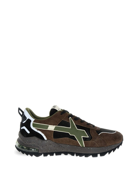 W6YZ Scarpa Uomo Breeze 3-M Dark Brown - Black