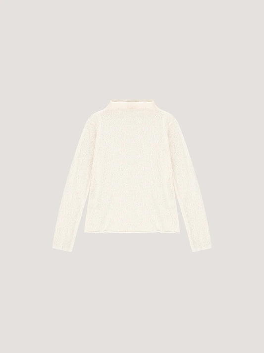 Circolo 1901 Maglia donna dolcevita jersey lace