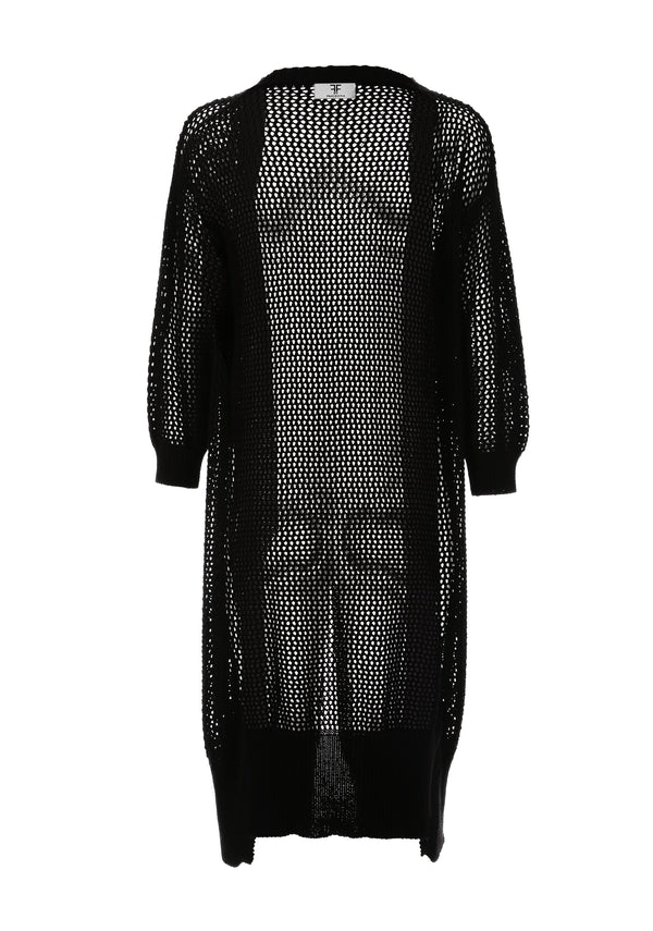 Fracomina knitted cardigan black maglia donna