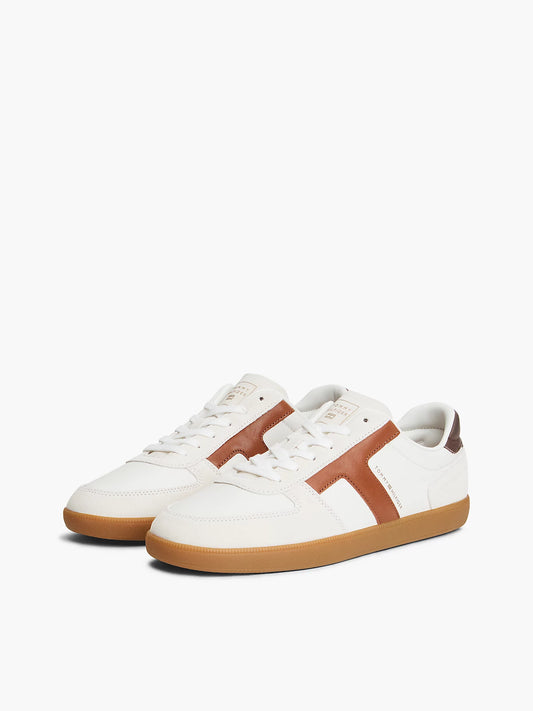 Tommy Hilfiger scarpe uomo Sneakers TH Tribeca in pelle con mix di texture FM0FM06068YBL