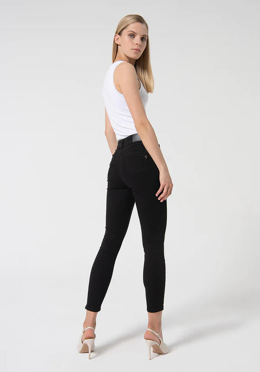 Fracomina Slim Jeans with Push Up Effect in Colored Denim 