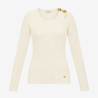 Lolita Maglia donna pull madonna coste con accessorio LO26018W - immagine 1