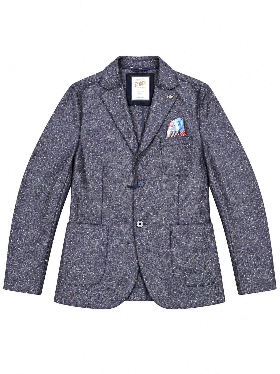 Bob Giacca uomo monopetto tessuto a maglia A27HARLOW502T502 - immagine 1