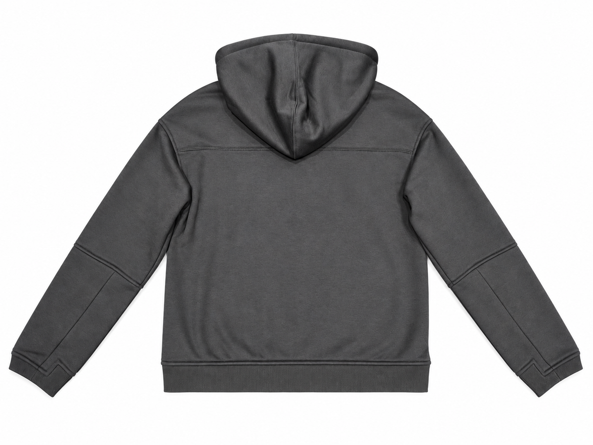 K-way felpa donna con cappuccio e zip Lara Brushed pc - Black pure K8148KW-USY - immagine 2