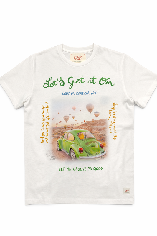 Bob T-shirt uomo in jersey stampata