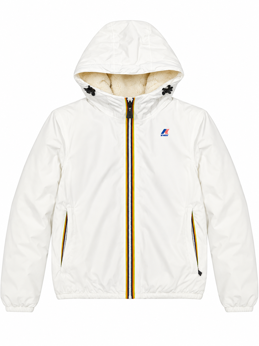 K-WAY Capospalla donna Claudette Orsetto - Bwhite natural - K81537W-490 - immagine 1