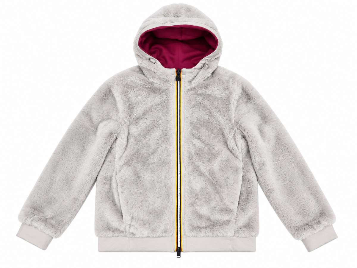 K-way giubbino donna Deva Light Spacer Fur Double – Giacca Reversibile Donna K31452W-D0Z - immagine 2