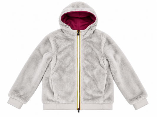 K-way giubbino donna Deva Light Spacer Fur Double – Giacca Reversibile Donna K31452W-D0Z - immagine 2