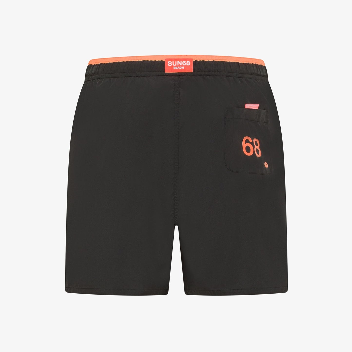 dettaglio swim shorts sun68 nero