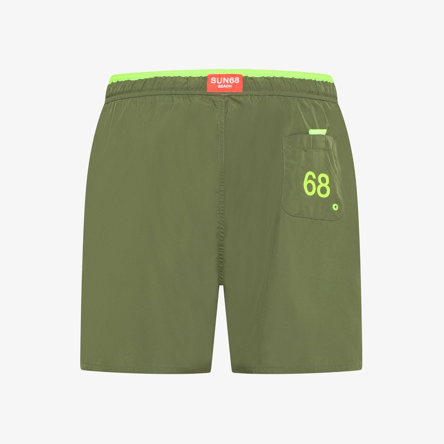 dettaglio swim shorts sun68 militare