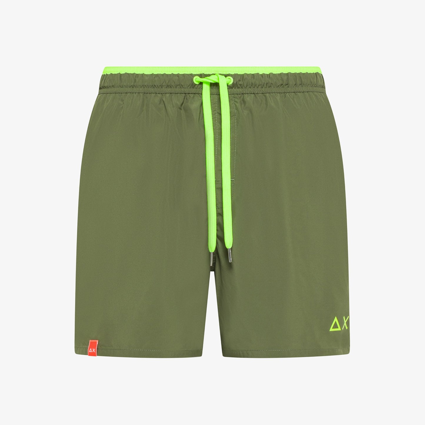 costume uomo sun68 verde militare shorts mare