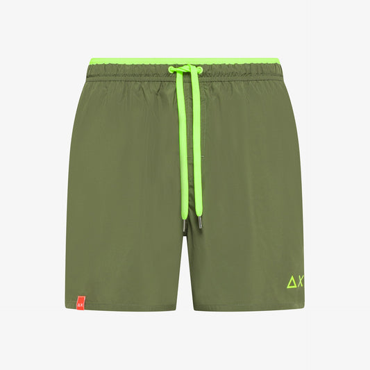 costume uomo sun68 verde militare shorts mare