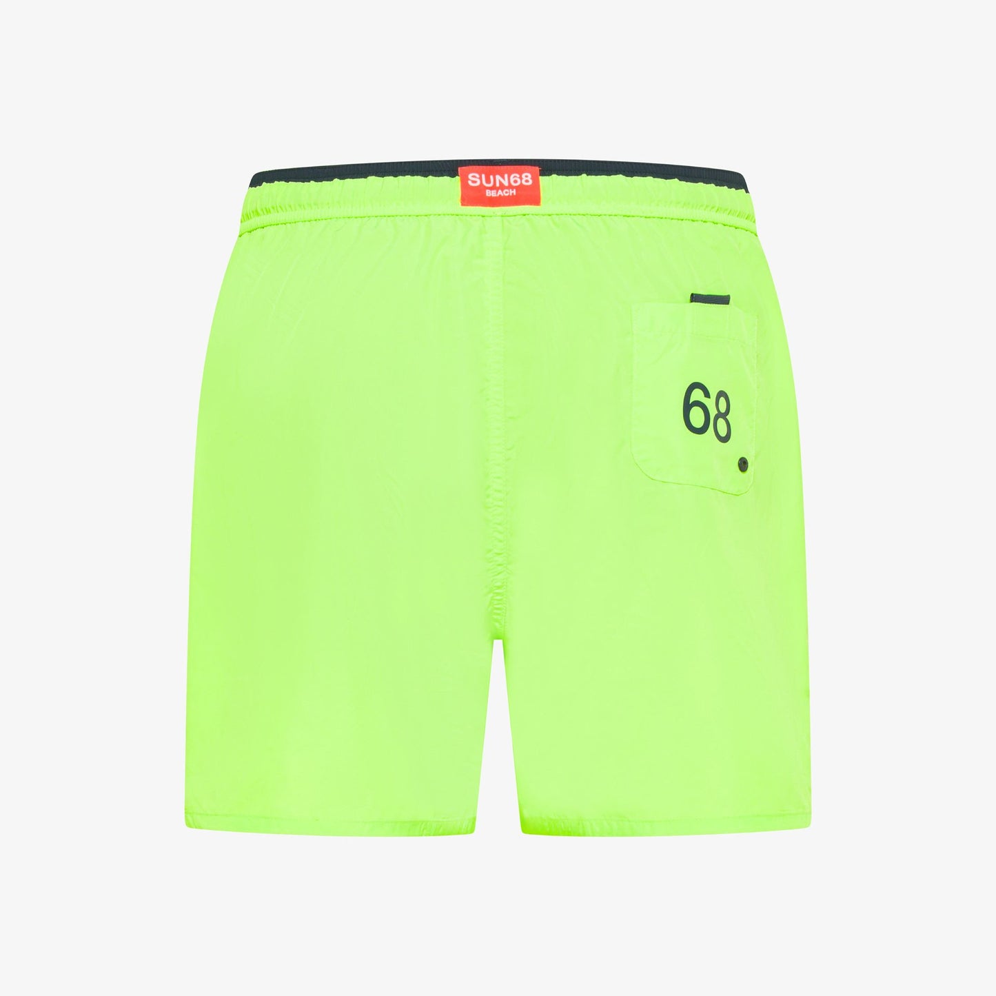 dettaglio swim shorts sun68 giallo