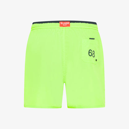 dettaglio swim shorts sun68 giallo