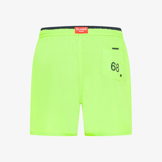 dettaglio swim shorts sun68 giallo