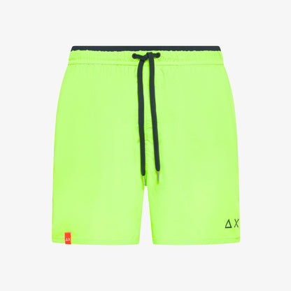costume uomo sun68 giallo fluo shorts mare