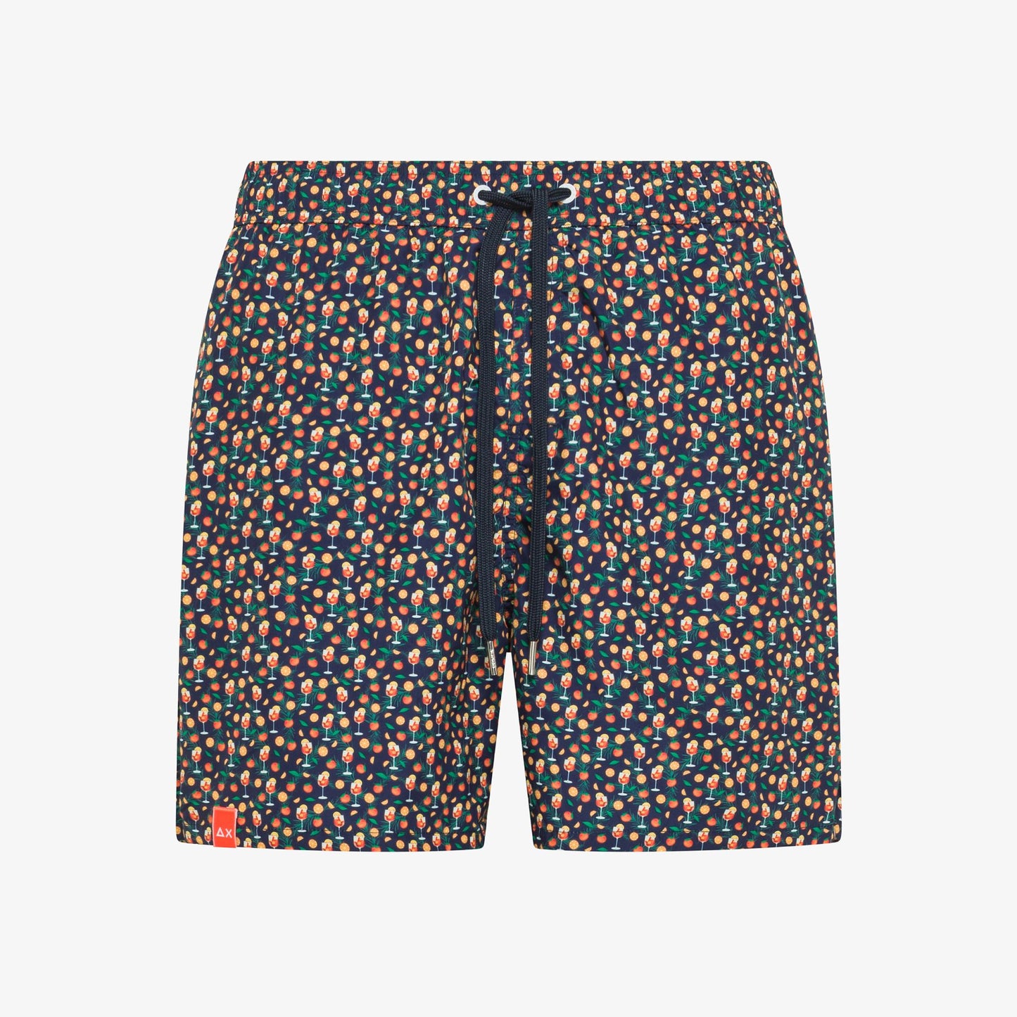 costume uomo sun68 stampa all over blu navy
