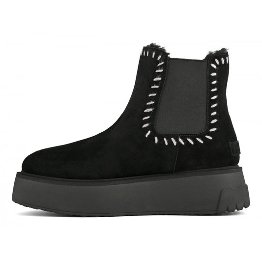 Colors of California Beatle boot wool stitching women's shoes