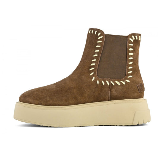 Colors of California Beatle boot wool stitching women's shoes