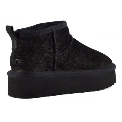 Colors of California Beatle boot wool stitching scarpe donna