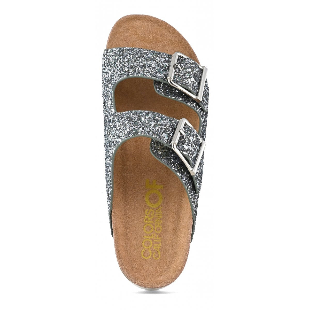 Colors of California Sandalo glitter con fibbie metallo
scarpe donna