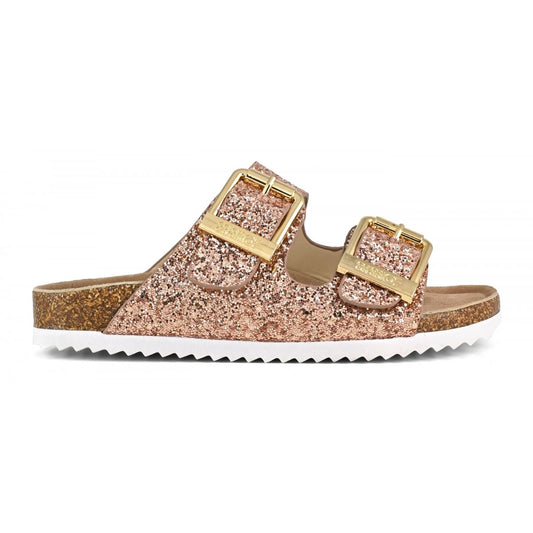Colors of California Sandalo glitter con fibbie metallo
 scarpe donna

HC.BIO35N/PKGOL