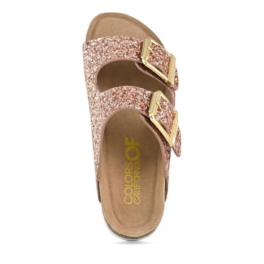 Colors of California Sandalo glitter con fibbie metallo
 scarpe donna

HC.BIO35N/PKGOL