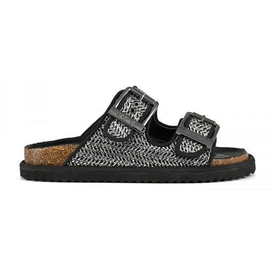 Colors of California Sandalo rafia laminata con fibbie
 scarpe donna

HC.BIOW07/GUN