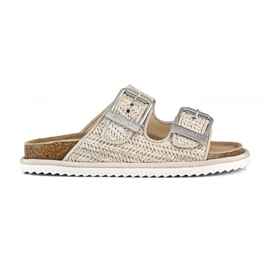 Colors of California Sandalo rafia laminata con fibbie
 scarpe donna

HC.BIOW07/SIL