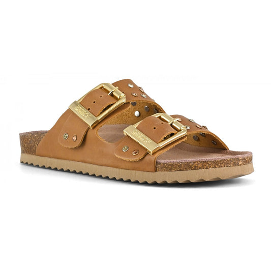 Colors of California Sandalo doppia fascia in nabuk con strass
 scarpe donna

HC.BIO501/NAT