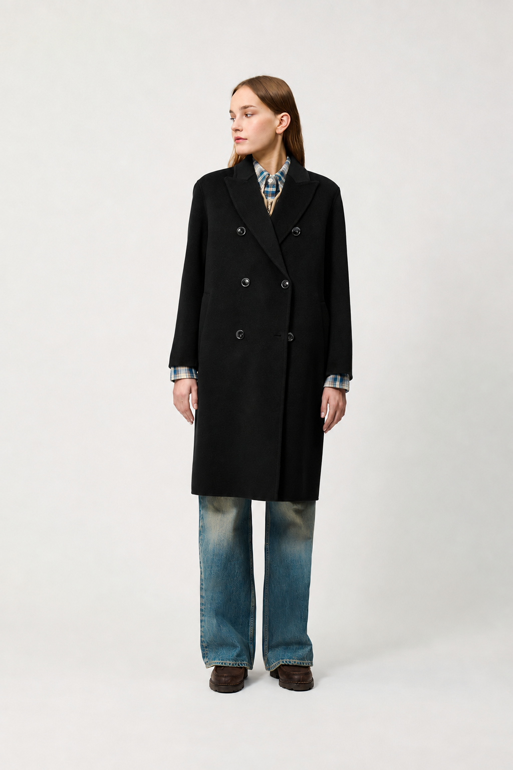 Roy Roger's Cappotto donna doppiopetto in lana RND90188CS85XXXX C0048 - immagine 1
