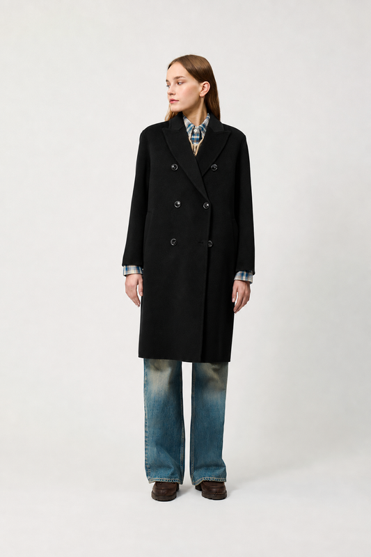 Roy Roger's Cappotto donna doppiopetto in lana RND90188CS85XXXX C0048 - immagine 1