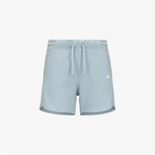 K-WAY Pantaloni donna Corti Sportivi Chic Donna Blu Baby per Tempo Libero in Città