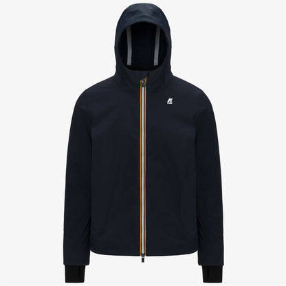 K-WAY Giacca Corto Uomo Urban Blu con Tre Strati di Resistenza all'Acqua Capospalla uomo Jacko Bonded