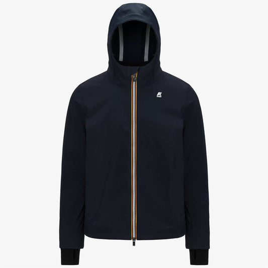 K-WAY Giacca Corto Uomo Urban Blu con Tre Strati di Resistenza all'Acqua Capospalla uomo Jacko Bonded